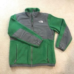 [North Face] Green Denali Girls Jacket - EUC!